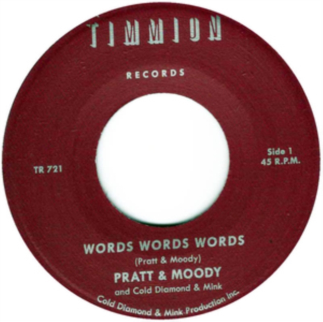 Words Words Words, Vinyl / 7" Single Vinyl
