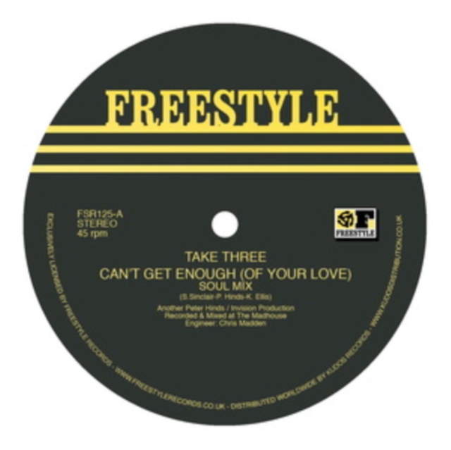 Can't get enough (of your love), Vinyl / 12" Single Vinyl