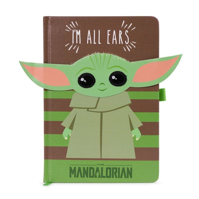 Star Wars : The Mandalorian (I'm All Ears Green) Novelty Notebook, Paperback Book