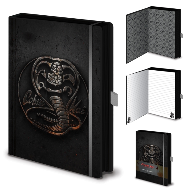 Cobra Kai (Metal Badge) Premium A5 Premium Notebook, Paperback Book