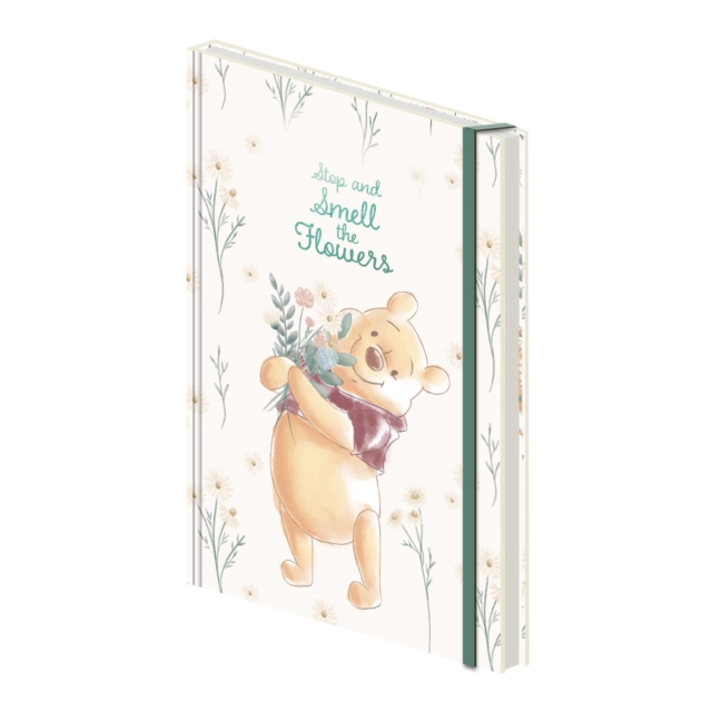 Winnie The Pooh (Stop And Smell The Flowers) A5 Premium Notebook, General merchandize Book