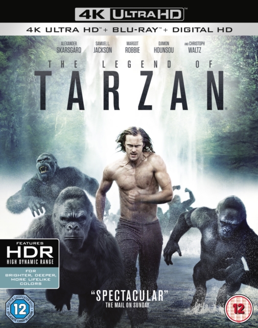 The Legend of Tarzan, Blu-ray BluRay