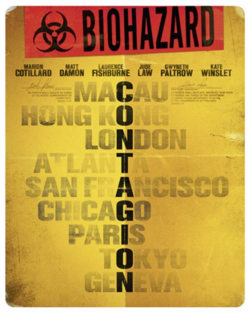 Contagion, Blu-ray BluRay