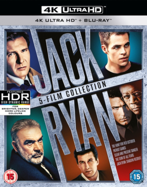 Jack Ryan: 5-film Collection, Blu-ray BluRay