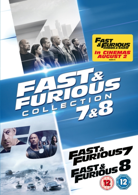 Fast & Furious 7 & 8, DVD DVD