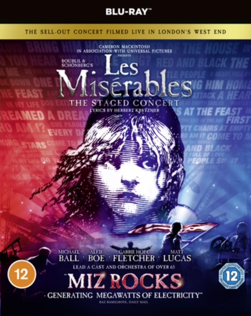 Les Misérables: The Staged Concert, Blu-ray BluRay