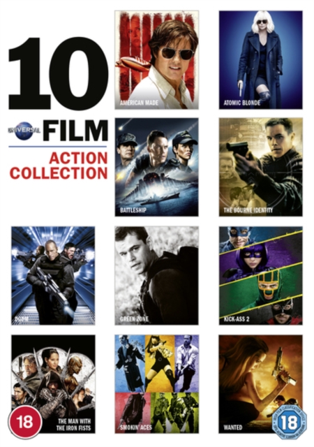 10 Film Action Collection, DVD DVD