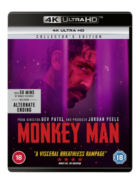 Monkey Man, Blu-ray BluRay
