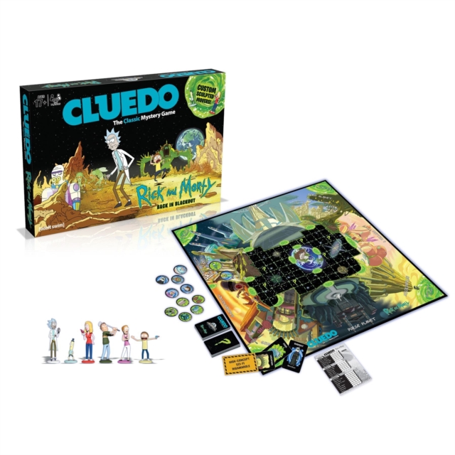 Rick And Morty Cluedo Board Game, Toy Book