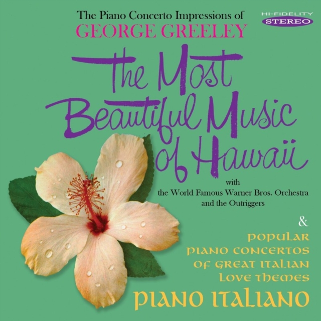 The Most Beautiful Music of Hawaii/Piano Italiano, CD / Album Cd