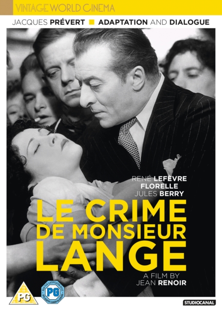 Le Crime de Monsieur Lange, Blu-ray BluRay
