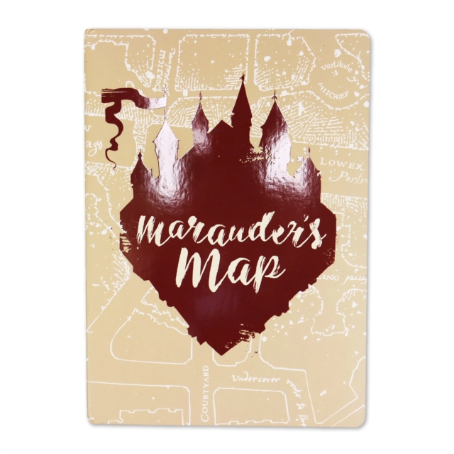 Harry Potter - Marauder's Map A5 Notebook, Paperback Book