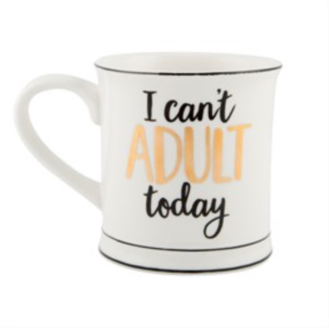 Sass & Belle I Can't Adult Today Mug, Paperback Book