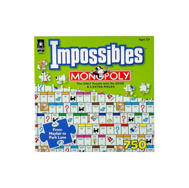 Impossibles Monopoly 750pc Puzzle, Paperback Book