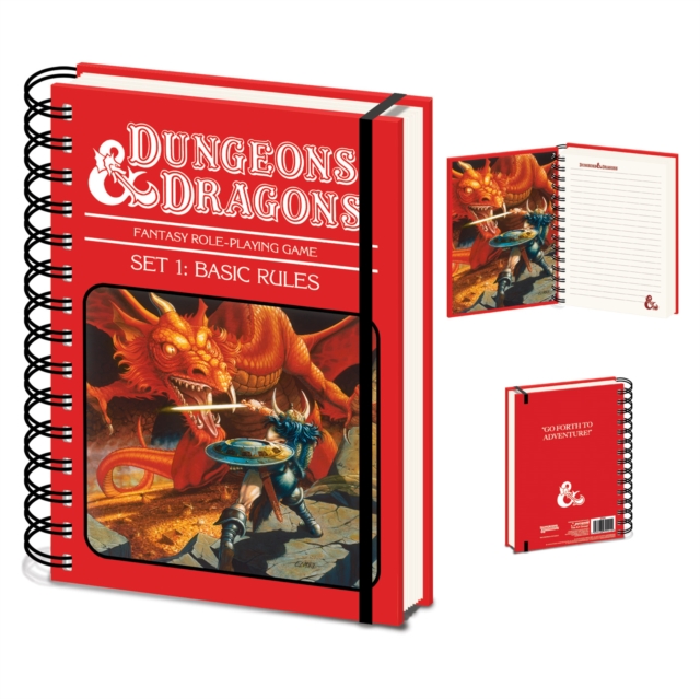 Dungeons & Dragons (Basic Rules) A5 Wiro Notebook, Paperback Book