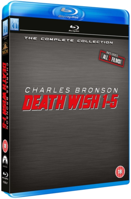 Death Wish 1-5, Blu-ray BluRay