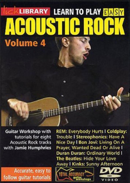 Lick Library: Learn to Play Easy Acoustic Rock - Volume 4, DVD DVD