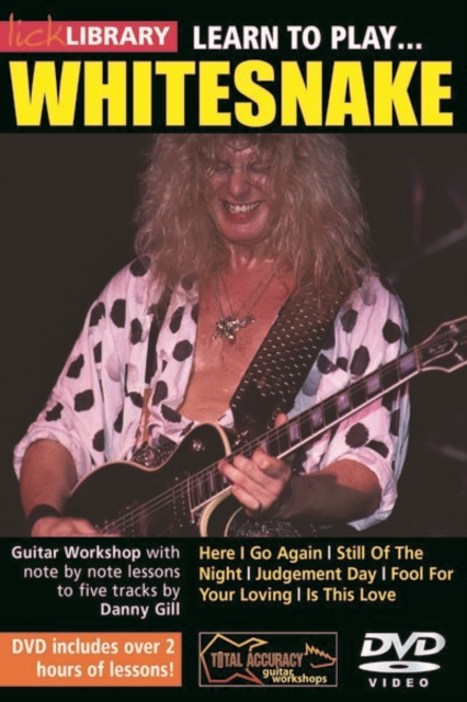 Lick Library: Learn to Play Whitesnake, DVD DVD