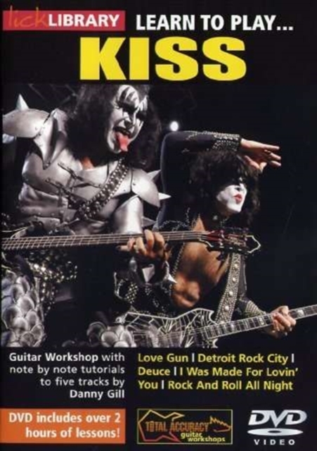 Lick Library Learn To Play Kiss Gtr Dvd0, DVD DVD