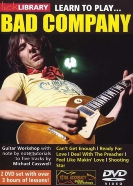 Lick Library Learn To Play Bad Company E, DVD DVD