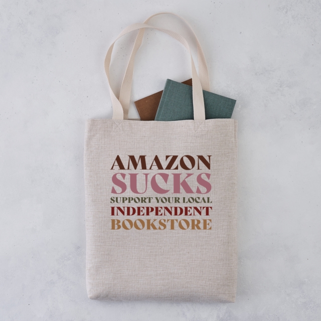 Amazon Sucks Tote Bag, Paperback Book
