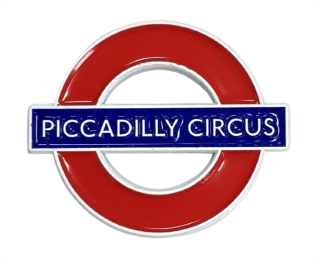 Piccadilly Circus Pin Badge, Paperback Book