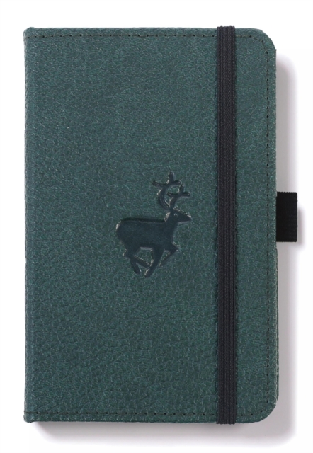 Dingbats A6 Pocket Wildlife Green Deer Notebook - Graphed, Paperback Book