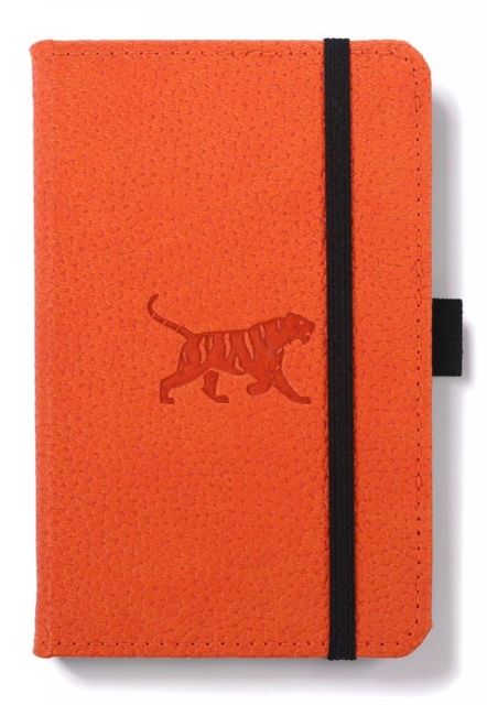Dingbats A6 Pocket Wildlife Orange Tiger Notebook - Graphed, Paperback Book