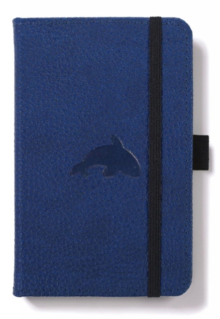 Dingbats A6 Pocket Wildlife Blue Whale Notebook - Plain, Paperback Book