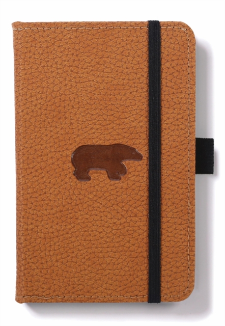 Dingbats A6 Pocket Wildlife Brown Bear Notebook - Plain, Paperback Book