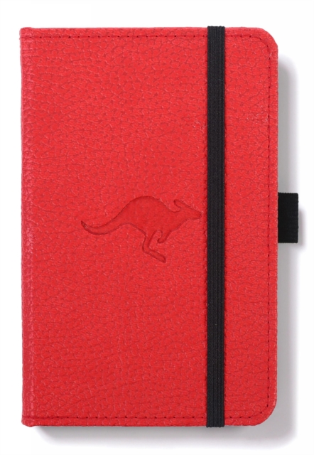 Dingbats A6 Pocket Wildlife Red Kangaroo Notebook - Dotted, Paperback Book