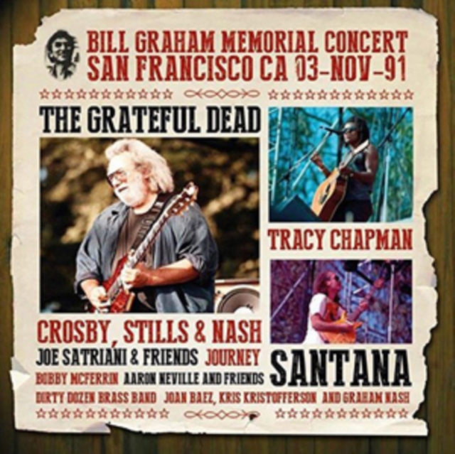 Bill Graham Memorial Concert, San Francisco, CA, CD / Box Set Cd