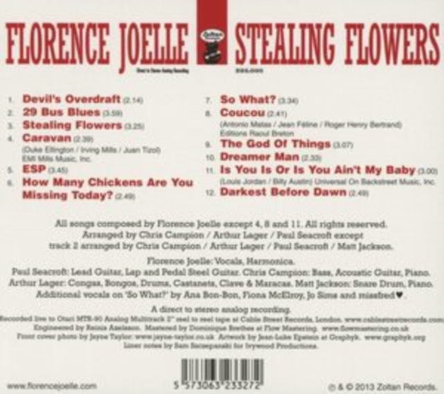 Stealing flowers, CD / Album Cd