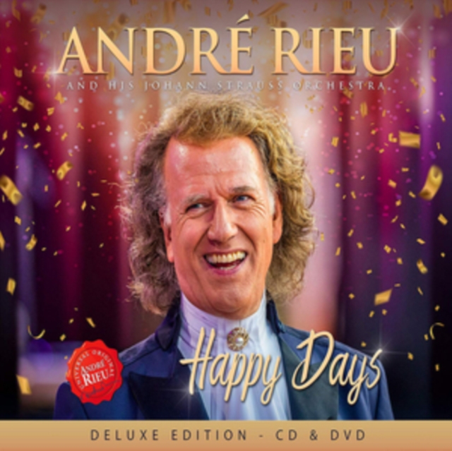 André Rieu and His Johann Strauss Orchestra: Happy Days (Deluxe Edition), CD / Album with NTSC DVD Cd