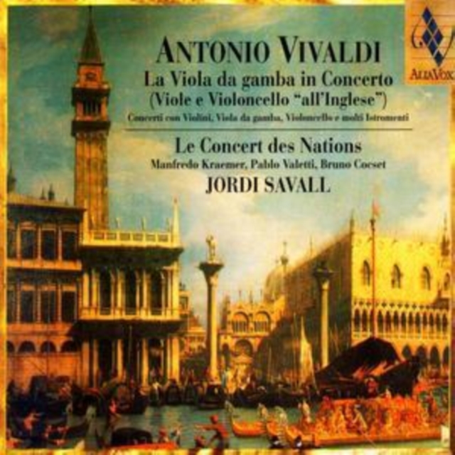 La Viola Da Gamba in Concerto (Savall, Concert Des Nations), CD / Album Cd