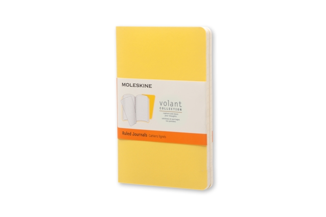 Moleskine Pocket Volant Sunflower Yellow/Brass Yellow Ruled Journal, Paperback Book