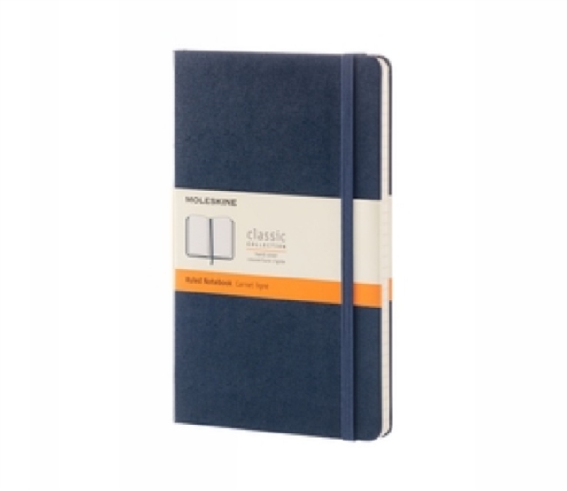 Moleskine Sapphire Blue Large Ruled Notebook Hard, Paperback Book
