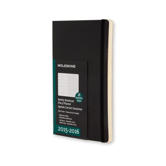 2016 Moleskine Large Weekly Notebook 18 Month Diary Soft, Notebook / blank book Book