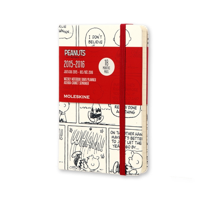 Moleskine Peanuts Limited Edition 18 months Pocket Weekly Notebook Diary/Planner 2015-16, Hardback Merchandise