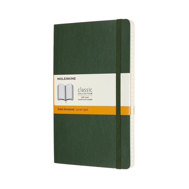 Moleskine Large Ruled Softcover Notebook : Myrtle Green, Notebook / blank book Book