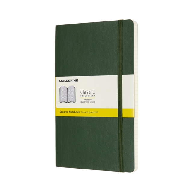 Moleskine Large Squared Softcover Notebook : Myrtle Green, Notebook / blank book Book