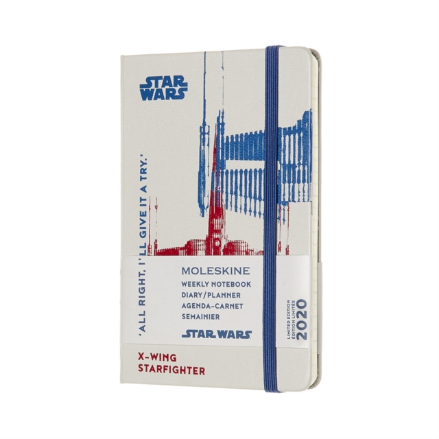 Moleskine Limited Edition Star Wars 2020 12-Month Pocket Weekly Diary : X-Wing, Diary Book