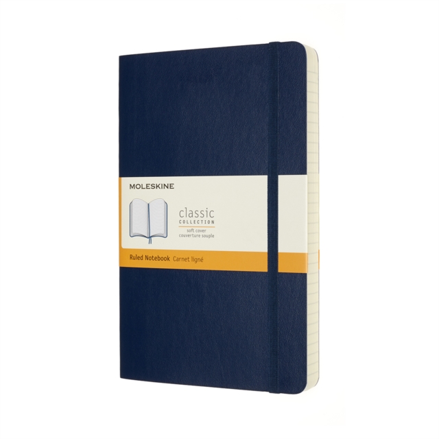 Moleskine Expanded Large Ruled Softcover Notebook : Sapphire Blue,  Book