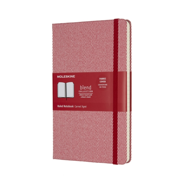Moleskine Blend Limited Collection Red Large Ruled Notebook Hard, Paperback Book