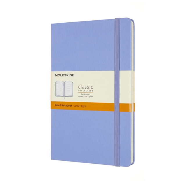 Moleskine Large Ruled Hardcover Notebook : Hydrangea Blue,  Book