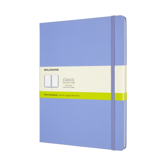 Moleskine Extra Large Plain Hardcover Notebook : Hydrangea Blue,  Book