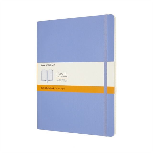 Moleskine Extra Large Ruled Softcover Notebook : Hydrangea Blue,  Book