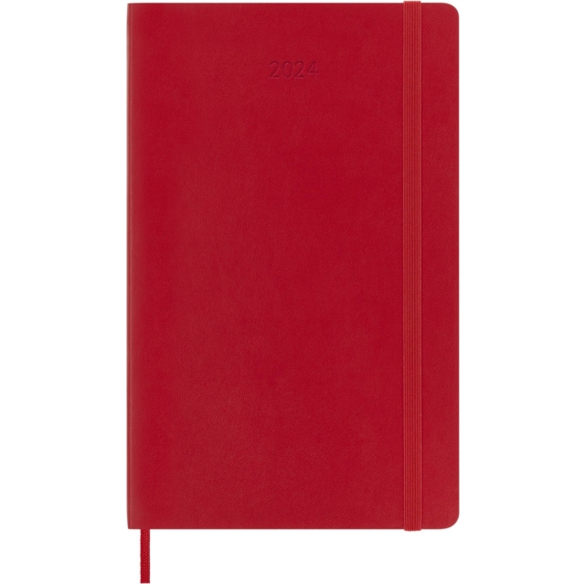 Moleskine 2024 12-Month Weekly Large Softcover Notebook, Paperback Book