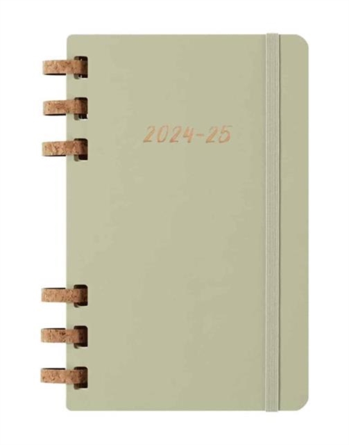 Moleskine 2025 12-Month Large Hardcover Academic Spiral Planner : Kiwi, Paperback Book