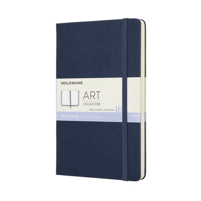Moleskine Sapphire Blue Sketchbook Large, Paperback Book